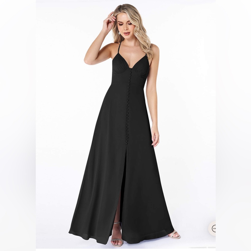 Azazie Alayna Black Dress